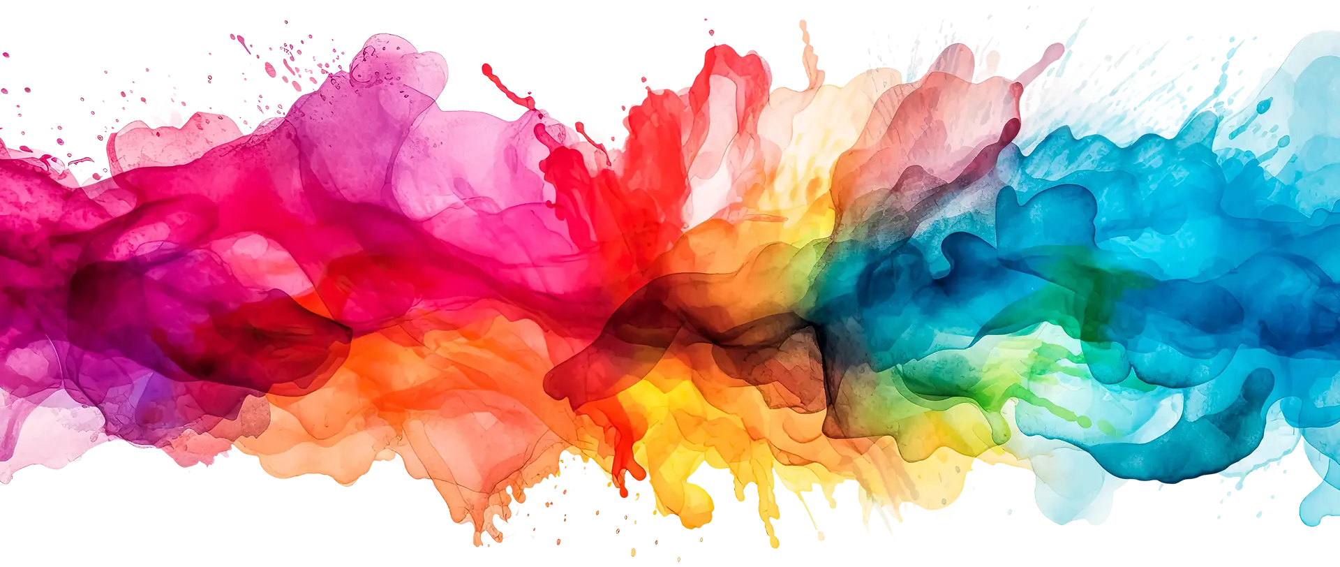 Colorful splash